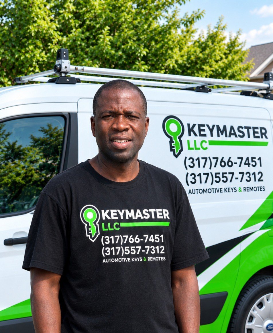Key Master LLC locksmith at work in Indianapolis